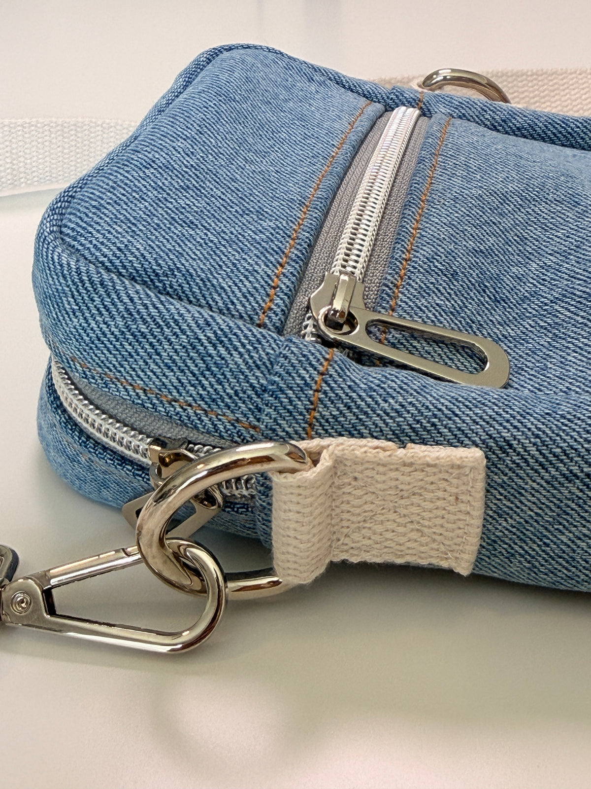 Denim Crossbody Bag
