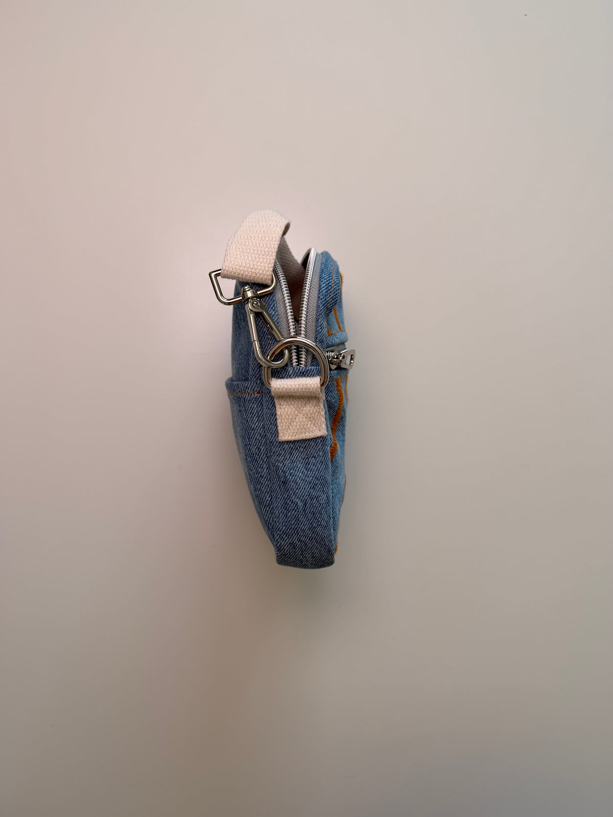 "Waves" Denim Crossbody