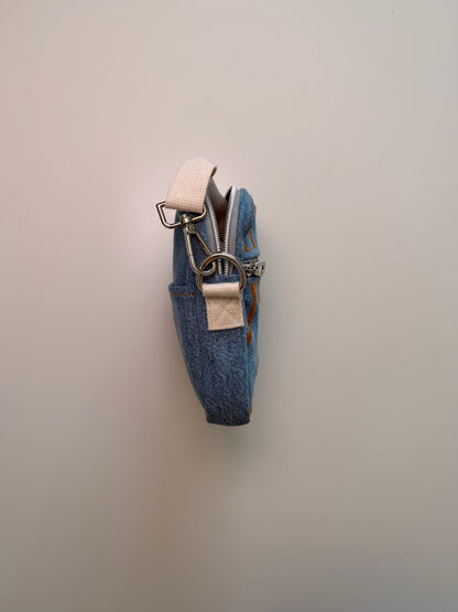"Waves" Denim Crossbody
